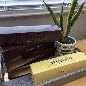 🍫 NESPRESSO CHOCOLATE FUDGE (3x) & VANILLA CUSTARD PIE SLEEVES 🍫 VERTUO LINE